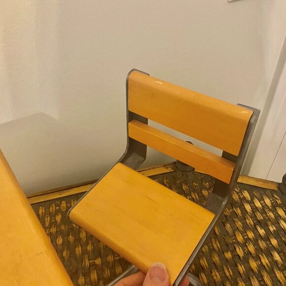 American Girl Doll School Desk & Chair Set – Wood & Metal – Vintage Style - Picture 7 of 10